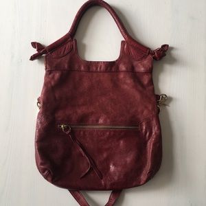 Foley + Corrina crossbody purse - burgundy